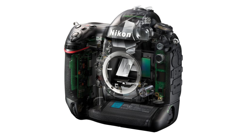 Nikon D4 cutaway